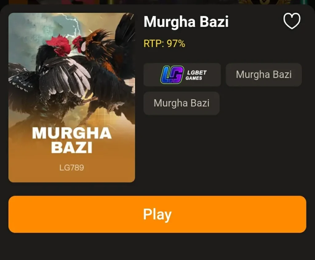 LG789 game APK download Murgha Bazi game image fir Android users