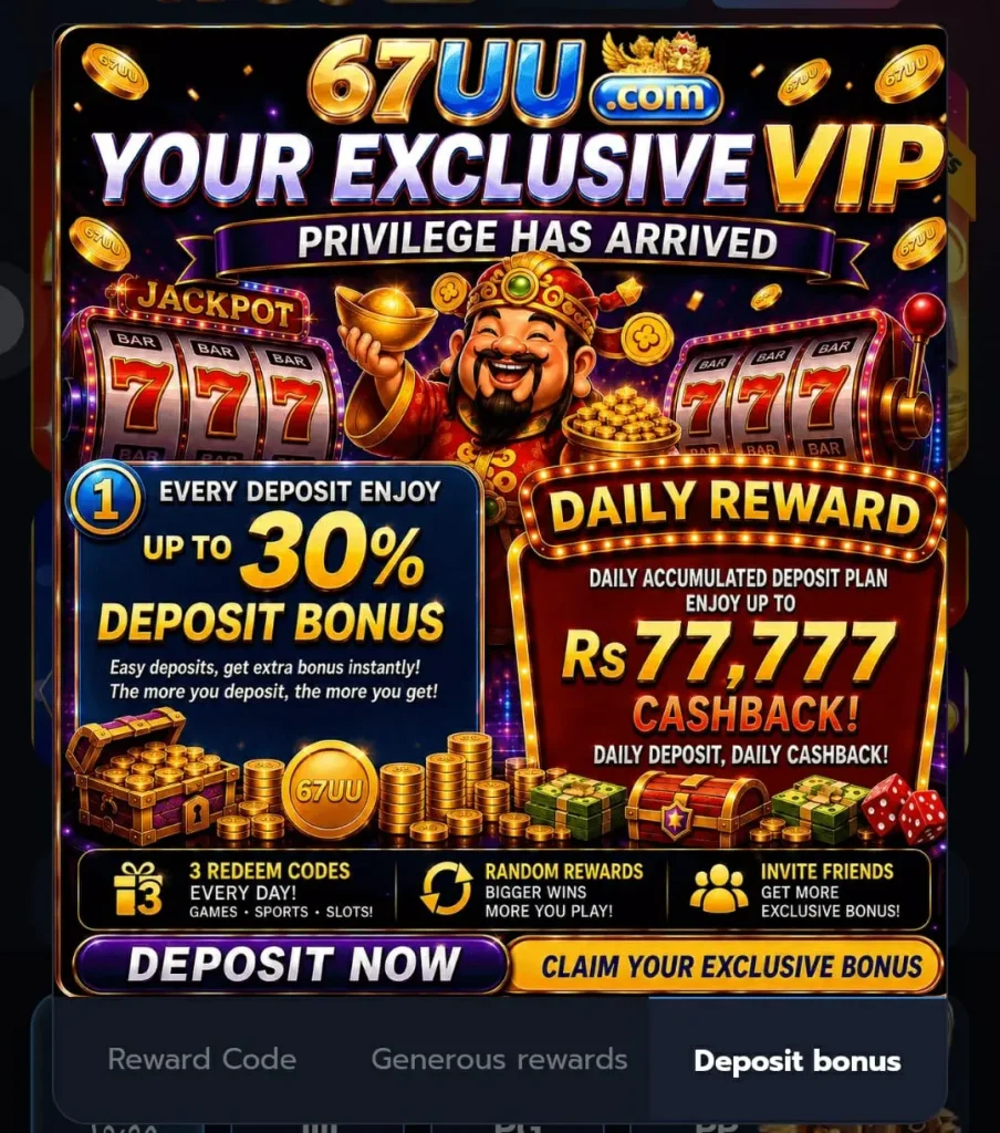 67uu game vip bonus for users