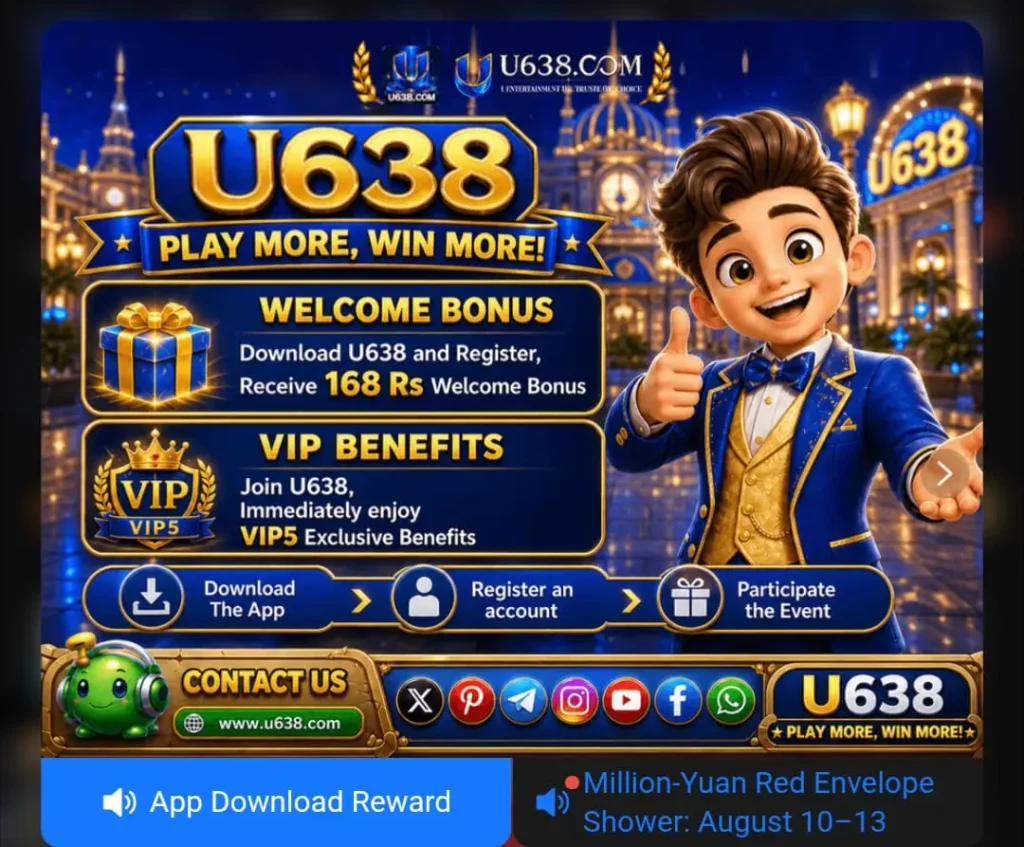 U638 Game Reward & Bonuses Banner