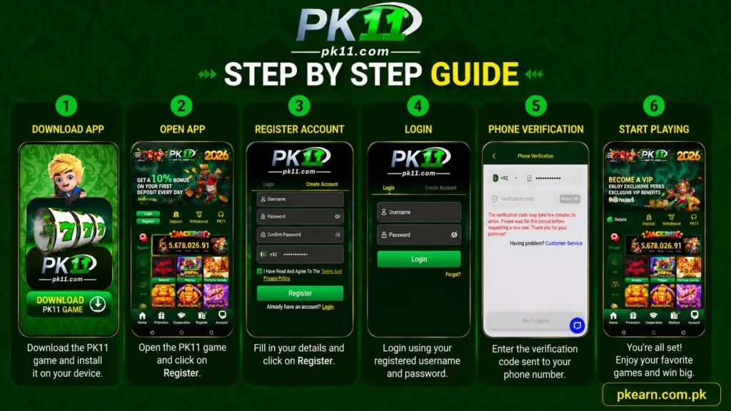 PK11 Game Step by Step Registration Process 2026