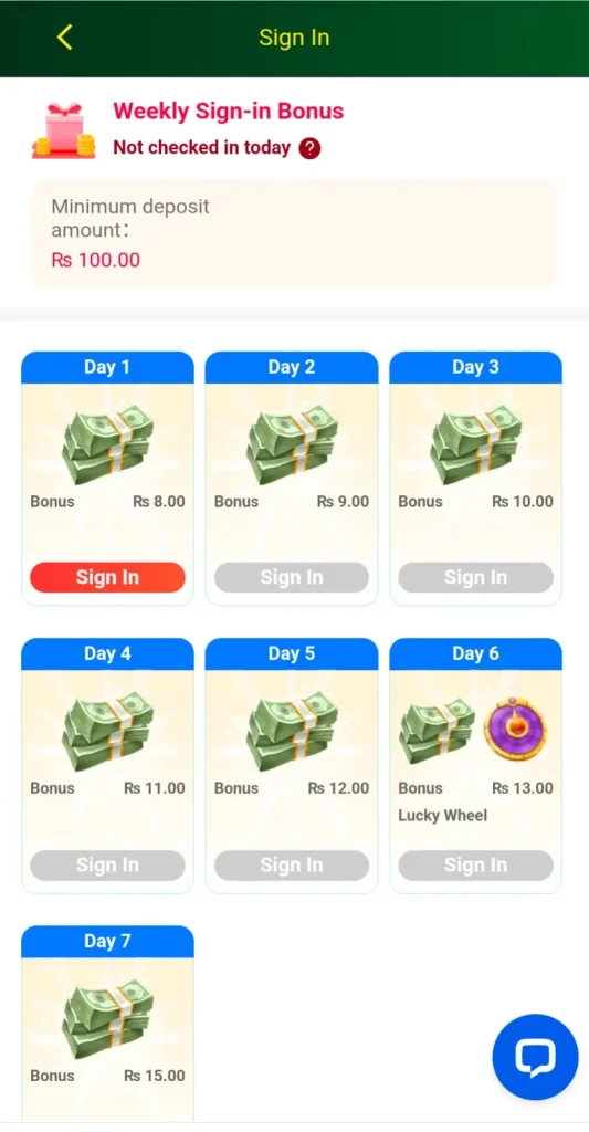 PK11 Game Latest APK 2026 Weekly Bonuses Screenshot