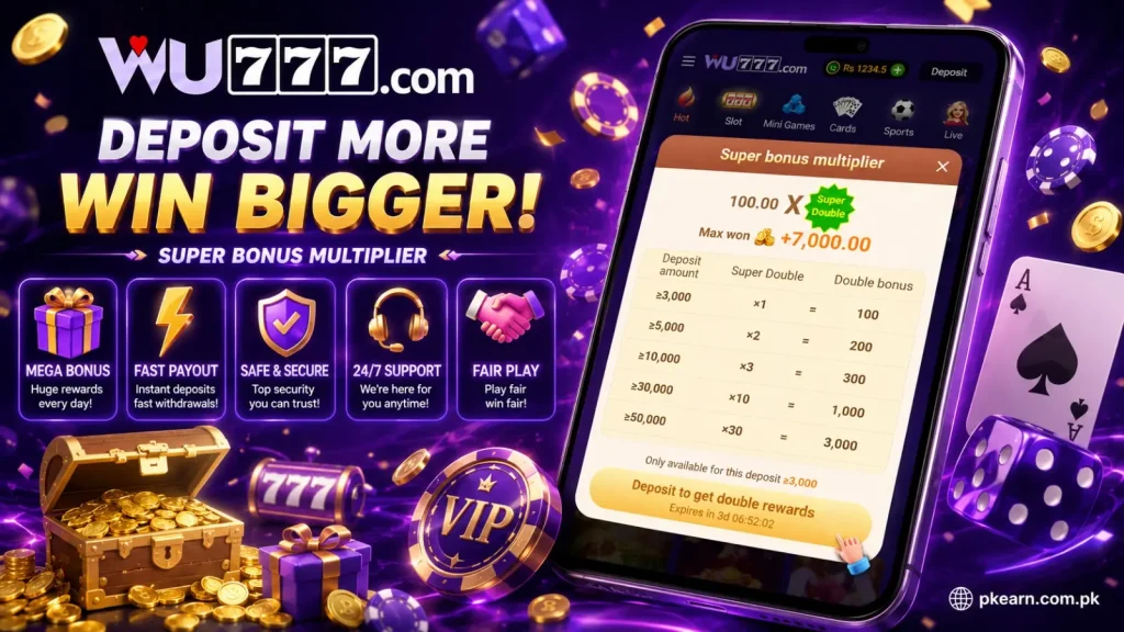 wu777 game Deposit Bonus image