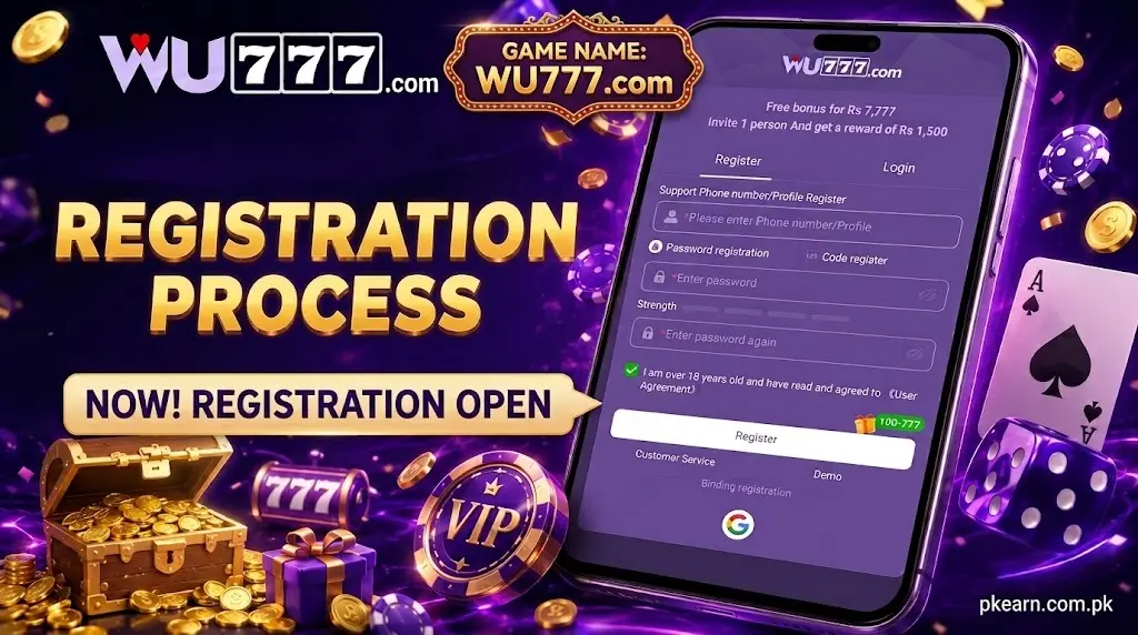 wu777 game APK registration options