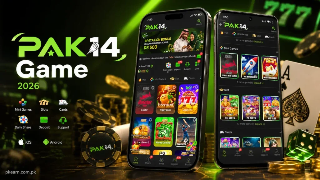 PAK14 Game New Earning App Pakistan