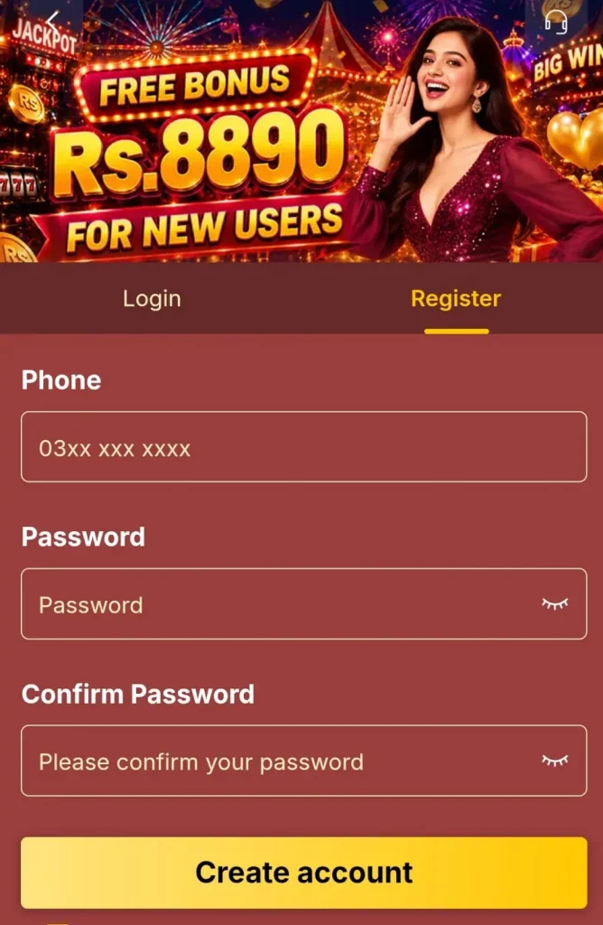 AONE777 game registraal process