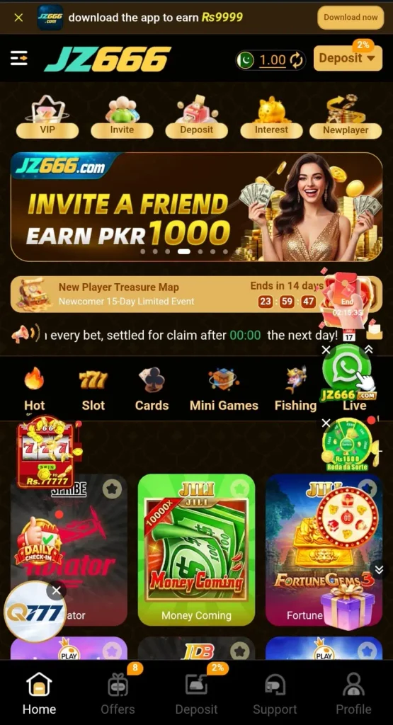 JZ666 game dashboard image
